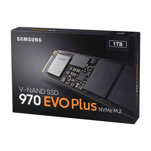 SAMSUNG 970 EVO Plus 1TB NVMe PCIe M.2 2280 SSD | MZ-V7S1TBW